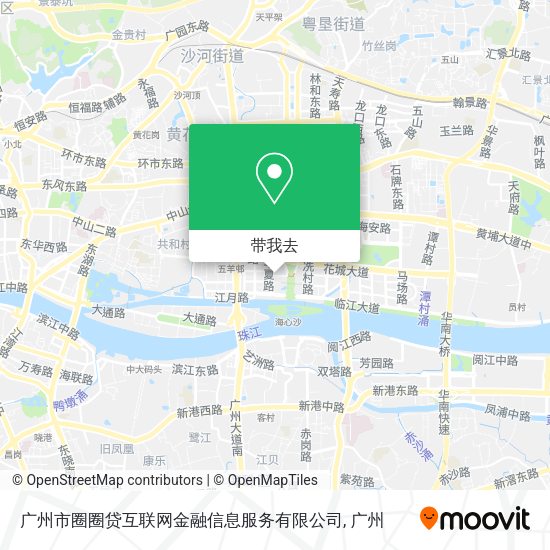 广州市圈圈贷互联网金融信息服务有限公司地图