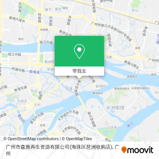 广州市森雅再生资源有限公司(海珠区琶洲收购店)地图