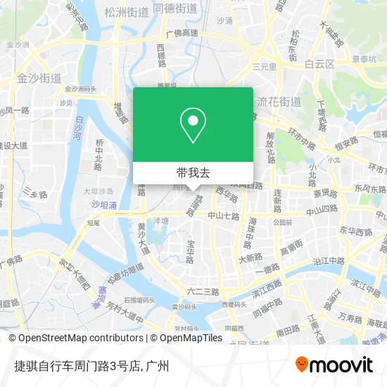 捷骐自行车周门路3号店地图