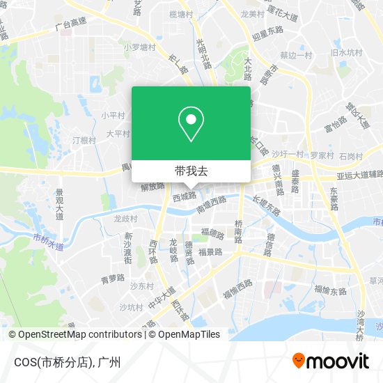 COS(市桥分店)地图