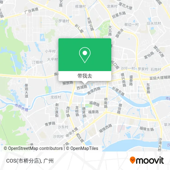 COS(市桥分店)地图