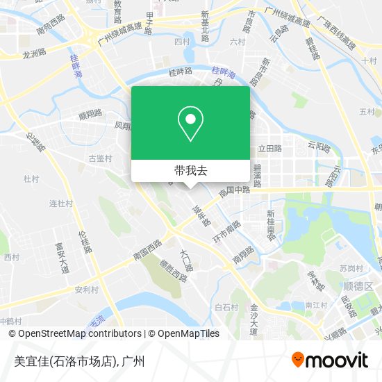 美宜佳(石洛市场店)地图