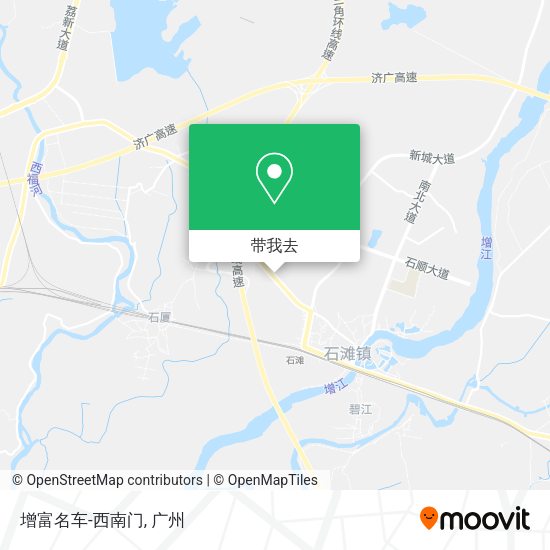 增富名车-西南门地图