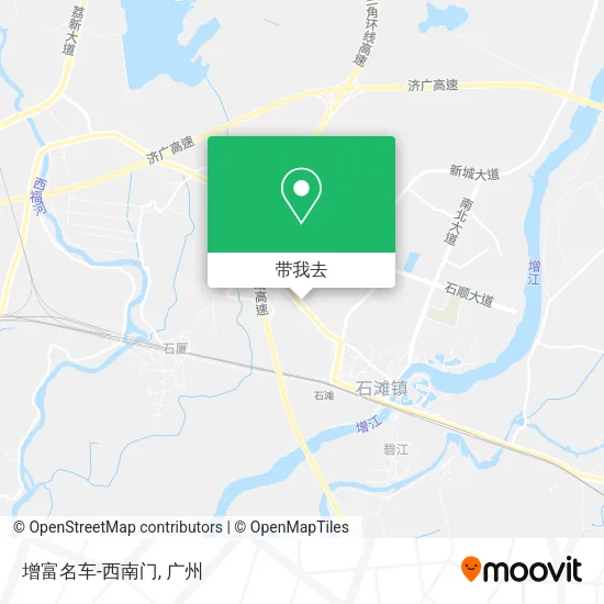 增富名车-西南门地图