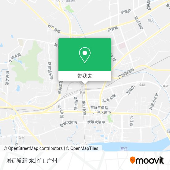 增远裕新-东北门地图