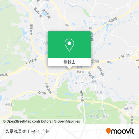 风景线装饰工程部地图
