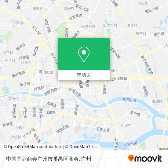 中国国际商会广州市番禺区商会地图