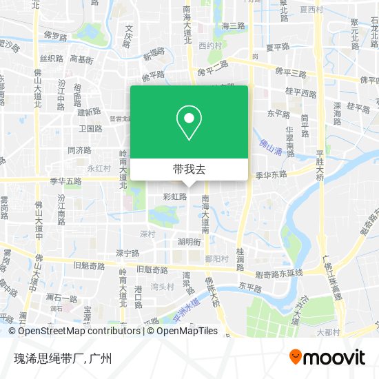 瑰浠思绳带厂地图