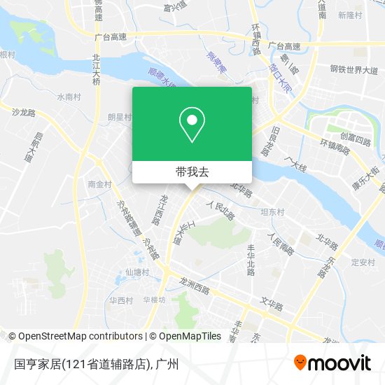 国亨家居(121省道辅路店)地图