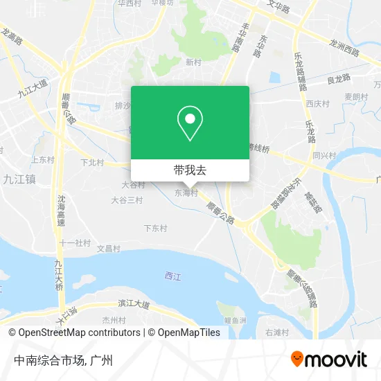 中南综合市场地图
