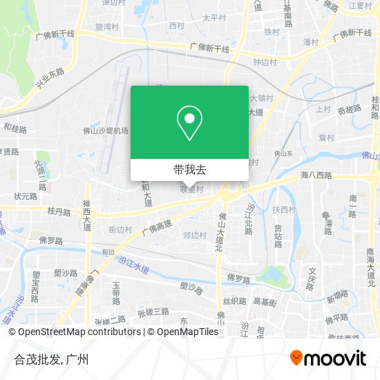 合茂批发地图