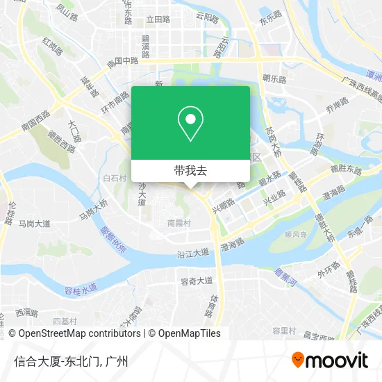 信合大厦-东北门地图