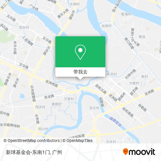 新球基金会-东南1门地图