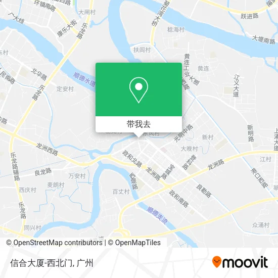 信合大厦-西北门地图