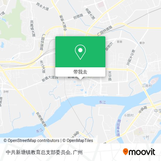 中共新塘镇教育总支部委员会地图