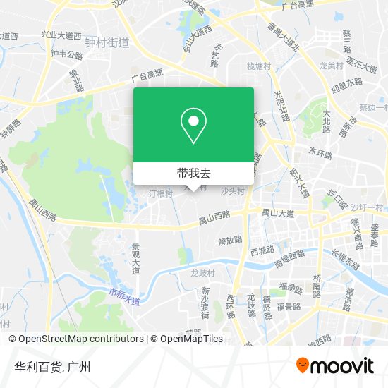 华利百货地图