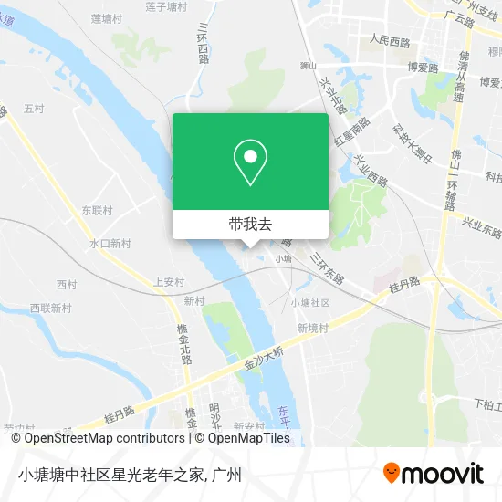 小塘塘中社区星光老年之家地图