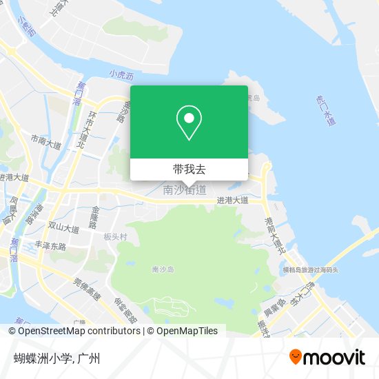 蝴蝶洲小学地图
