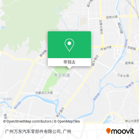 广州万东汽车零部件有限公司地图