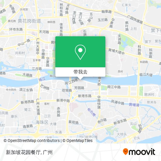 新加坡花园餐厅地图