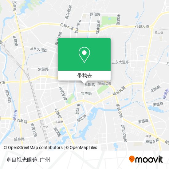 卓目视光眼镜地图