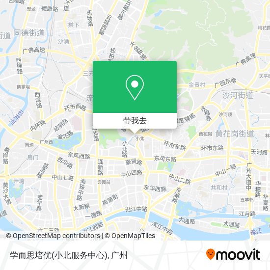 学而思培优(小北服务中心)地图