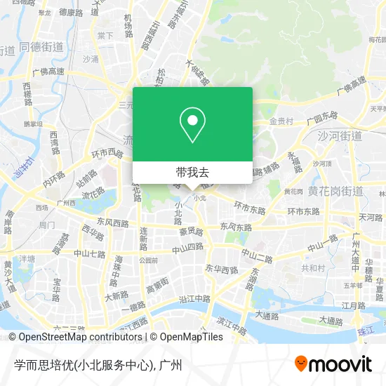 学而思培优(小北服务中心)地图