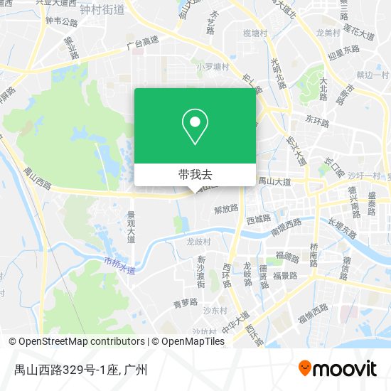 禺山西路329号-1座地图