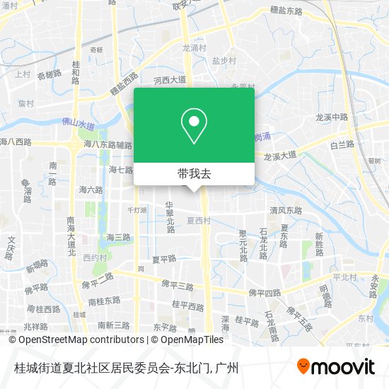 桂城街道夏北社区居民委员会-东北门地图