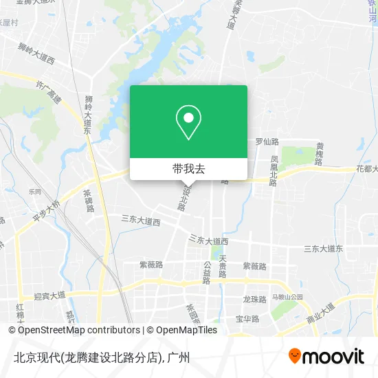 北京现代(龙腾建设北路分店)地图