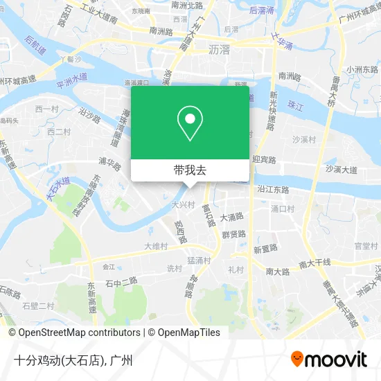 十分鸡动(大石店)地图