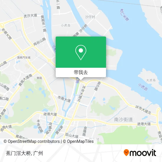 蕉门滘大桥地图