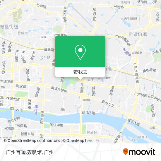 广州百咖.轰趴馆地图