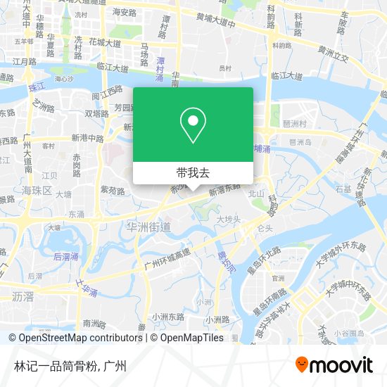 林记一品筒骨粉地图