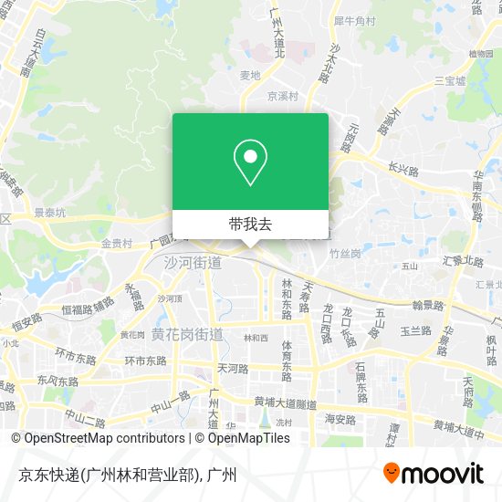 京东快递(广州林和营业部)地图