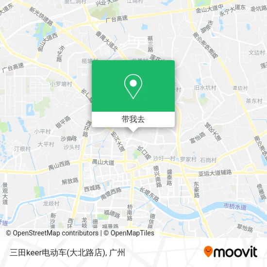 三田keer电动车(大北路店)地图
