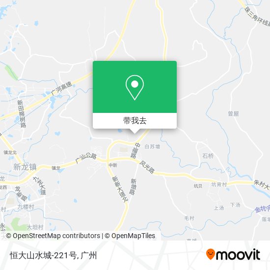 恒大山水城-221号地图