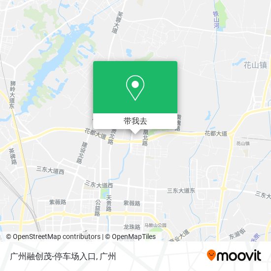 广州融创茂-停车场入口地图