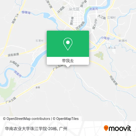 华南农业大学珠江学院-20栋地图