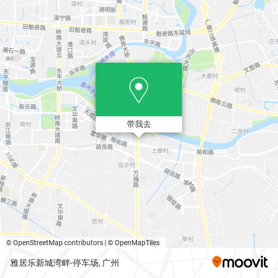 雅居乐新城湾畔-停车场地图