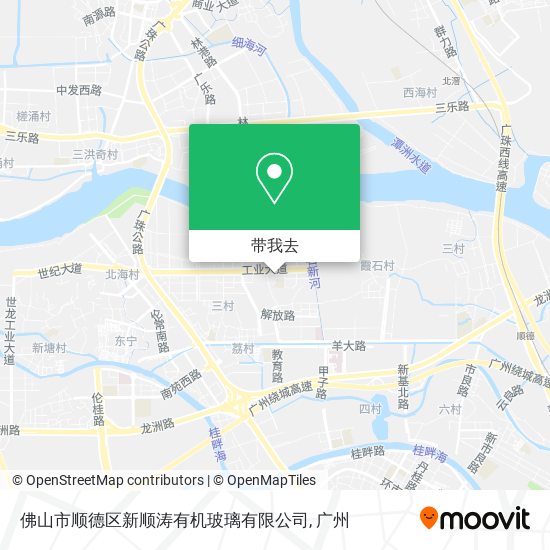 佛山市顺德区新顺涛有机玻璃有限公司地图