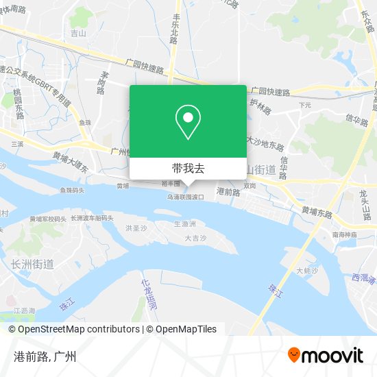 港前路地图