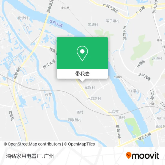 鸿钻家用电器厂地图