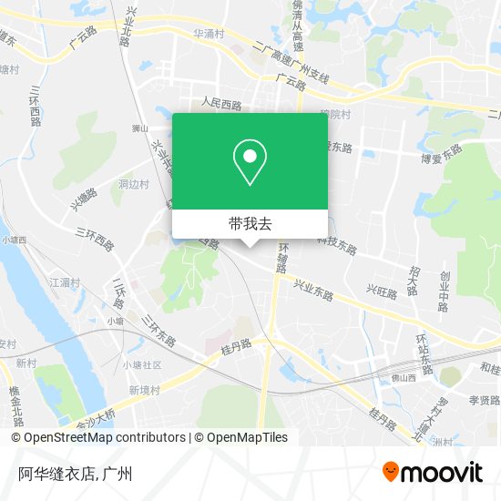 阿华缝衣店地图