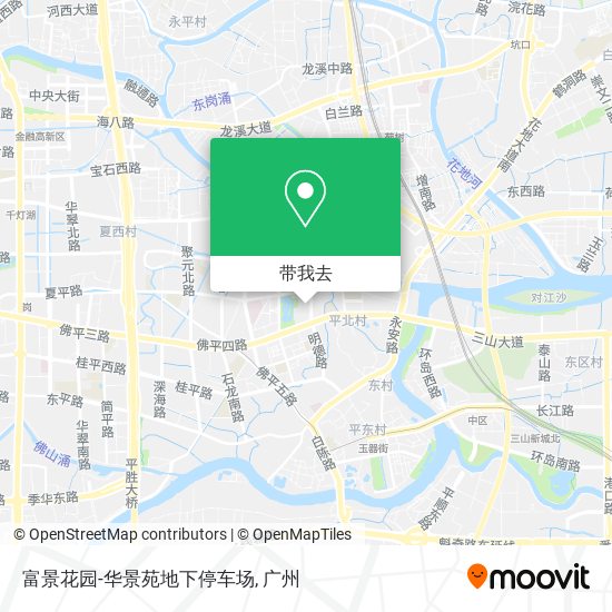 富景花园-华景苑地下停车场地图