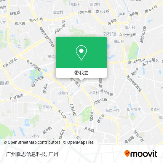 广州腾思信息科技地图