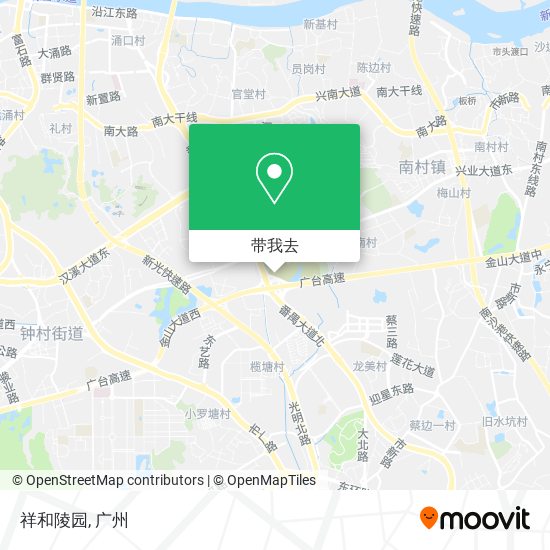 祥和陵园地图