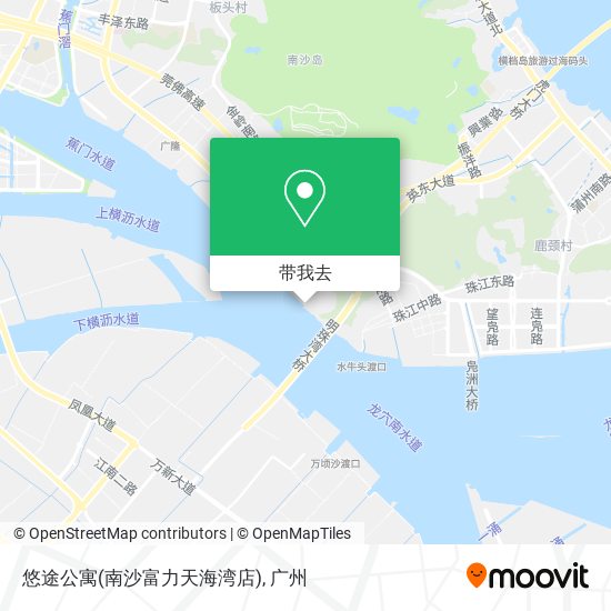 悠途公寓(南沙富力天海湾店)地图