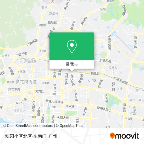 穗园小区北区-东南门地图