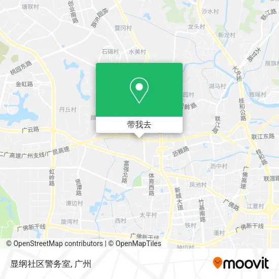 显纲社区警务室地图